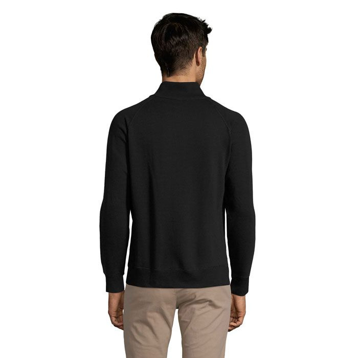 SUNDAE MEN ZIPPED JACKET, Musta, S, tuotekuva (1)