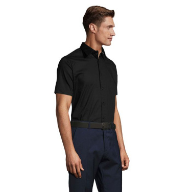 BROADWAY STRETCH MEN SHIRT, Musta, 4XL, tuotekuva (2)