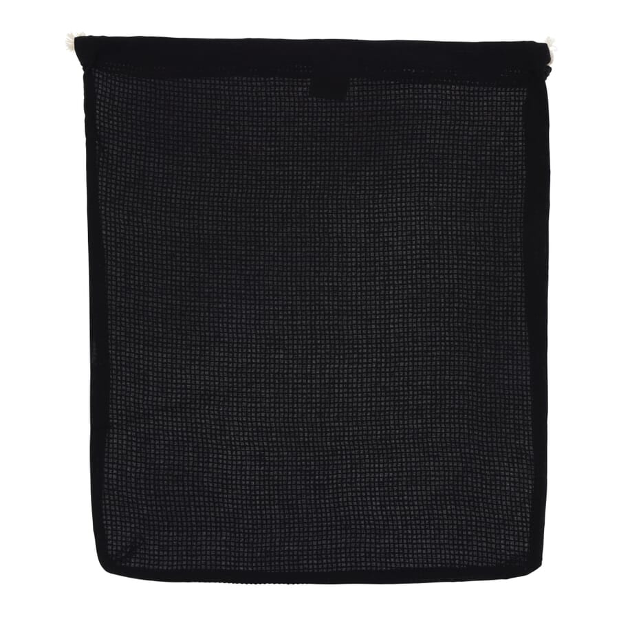 Ruokapussi OEKO-TEX® puuvilla 40x45 cm, musta, tuotekuva (1)