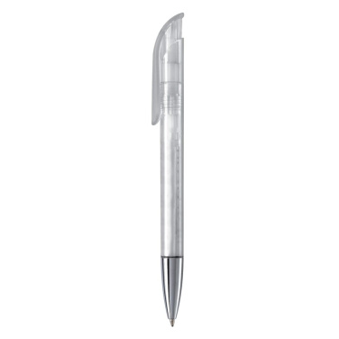 Atlas transparent metal tip -kuulakynä, läpinäkyvä / Valkoinen, tuotekuva (3)