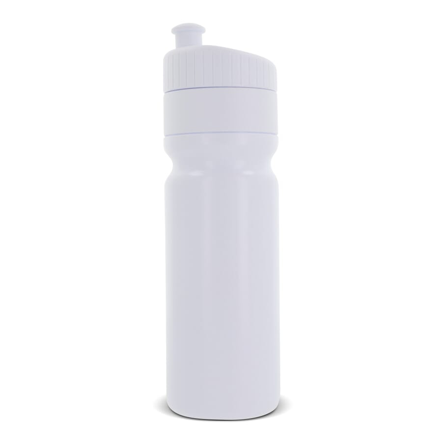 Urheilupullo reunalla 750 ml, valkoinen / Valkoinen, tuotekuva (1)