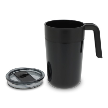 Kaksiseinäinen kahvimuki 400 ml, musta, tuotekuva (2)