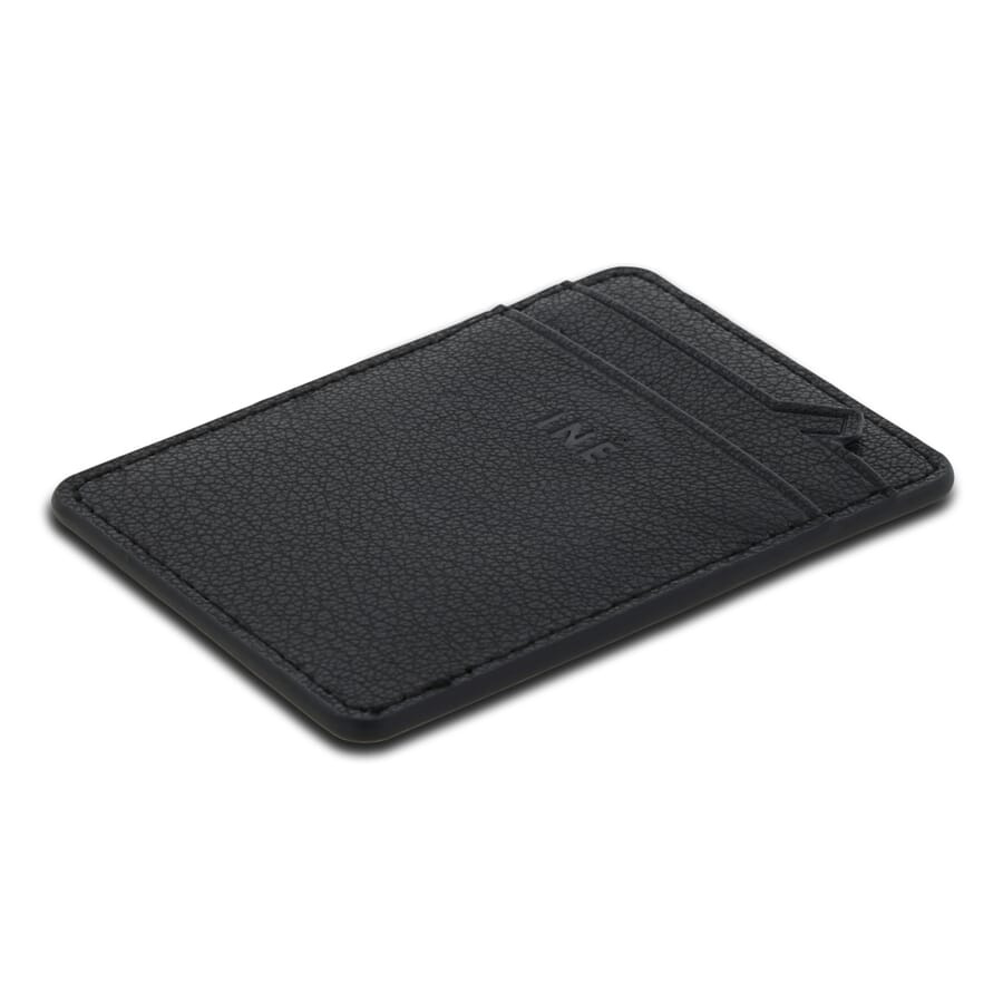 3198 | Xoopar Iné Mini NFC Wallet Recycled Leather, musta, tuotekuva (1)