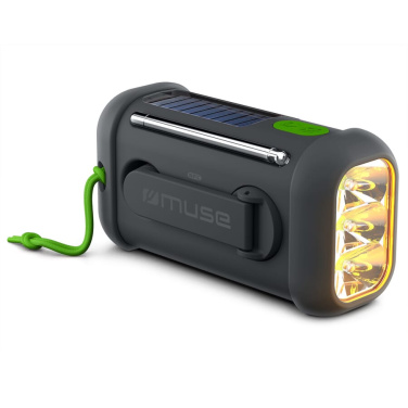 MH-08 | Muse radio, bluetooth-kaiutin, jossa Solar ja wind-up-mekanismi, musta, tuotekuva (3)