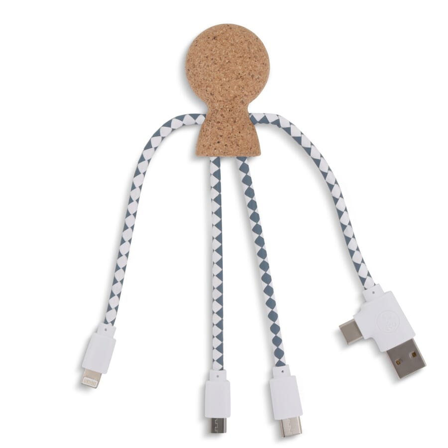 Xoopar Mr. Bio Cork Charging Cable, luonto, tuotekuva (1)