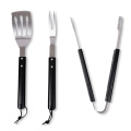 Sagaform Fredde BBQ-setti 3-pcs, musta / Hopea