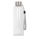 Vesipullo Jude R-PET 500 ml, läpinäkyvä / Harmaa