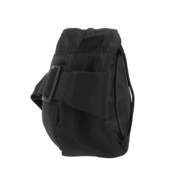 Crosbody laukku R-PET kiristysnauhalla, musta, tuotekuva (2)