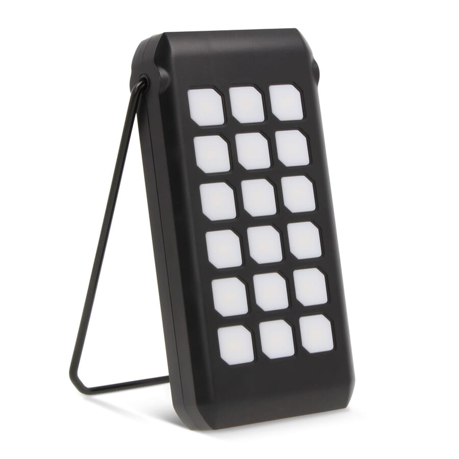 Quest Powerbank Solar 10000mAh, musta, tuotekuva (1)