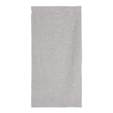 Nopeasti kuivuva pyyhe R-PET 70 x 140 cm sublimointi, valkoinen / Harmaa, tuotekuva (2)