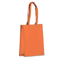 R-PET kantokassi laminoitu non-Woven 24 x 11 x 30 cm 105g/m², oranssi