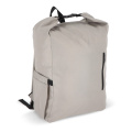 R-PET 600D reppu, jossa on roll-up solki 20L, harmaa