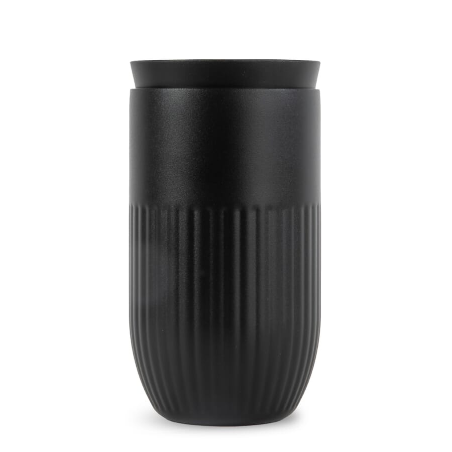 Sagaform Tova eristetty muki, 320 ml tiivis ja astianpesukoneessa pestävä, musta, tuotekuva (1)