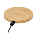 Langaton latausalusta bambu 15W, luonto