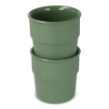 InSideOut Cup Fika-muki, 2 kpl 280 ml, oliivinvihreä