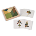 InSideOut puinen Tangram think IQ palapeli, fluorilajitelma
