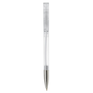 Nash Metaltip transp.-kuulakynä, läpinäkyvä / Valkoinen, tuotekuva (3)