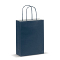 Pieni paperikassi, Eco-look 120g/m², tummansininen