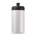 Urheilupullo Classic 500 ml, valkoinen / Musta