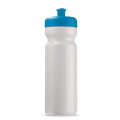Urheilupullo Classic 750 ml, valkoinen / Vaaleansininen