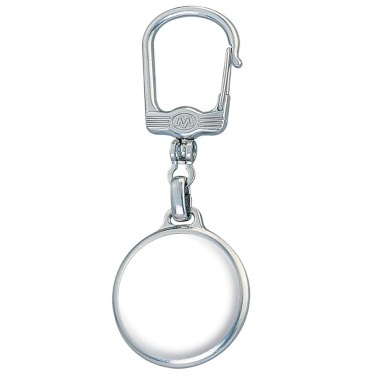 Round -avaimenperä, matta hopea, tuotekuva (2)