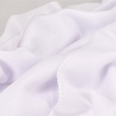 Polar fleecehuopa OEKO-TEX® sublimointi 130 x 170 cm 290 g/m², valkoinen, tuotekuva (4)