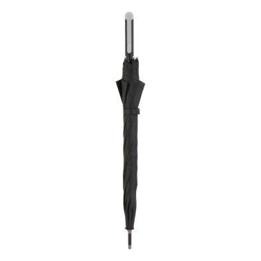 Emerantia 190T Pongee 23" Stick sateenvarjo Automaattinen avautuminen, musta, tuotekuva (4)