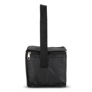 R-PET 6 Purkki kylmälaukku kuitukangas 20x 13 x 12.5 cm 75g/m², musta, tuotekuva (2)