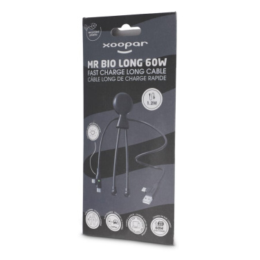 Xoopar Mr. Bio Long 60 W PD Multi latauskaapeli 1.2 Meter, musta, tuotekuva (4)