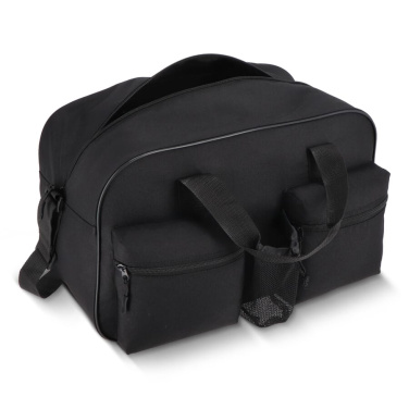 R-PET 600D urheilu- ja matkalaukku 46 x 21 x 27,5 cm 25 l, musta, tuotekuva (4)