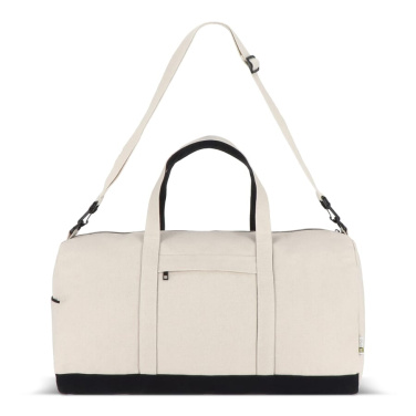 InSideOut Reuuz Canvas Matka-/Urheilukassi 28 x 56 x 28 cm, beige / Musta, tuotekuva (3)