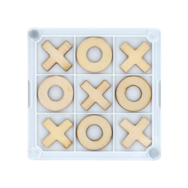 Tic-Tac-Toe-lasinalunen, valkoinen, tuotekuva (3)