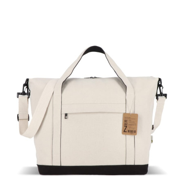 InSideOut Reuuz Canvas -matkalaukku 32 x 60 x 20 cm, beige / Musta, tuotekuva (4)