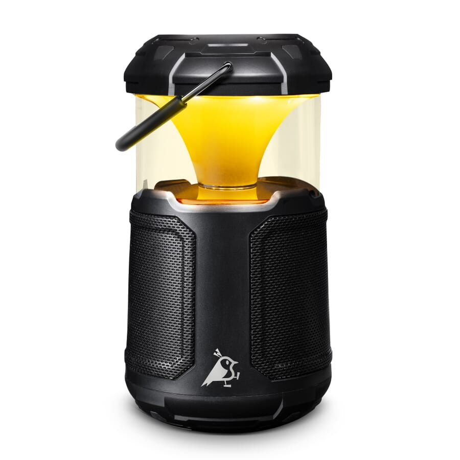 Aqiila Soundbird B10 -Bluetooth-kaiutin, jossa on valo ja virtapankki, musta, tuotekuva (1)