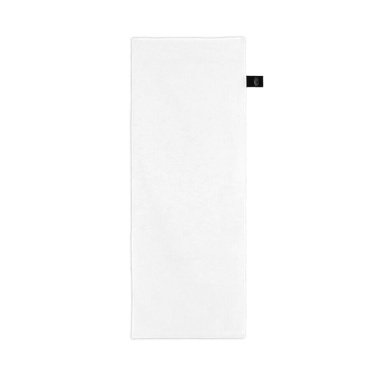 R-PET-froteepyyhe 30x80 cm (300 g/m²) sublimaatio, valkoinen, tuotekuva (2)