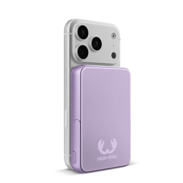 Fresh 'n Rebel Langaton varavirtalähde 10000 mAh, yhteensopiva MagSafen kanssa, liila, tuotekuva (2)