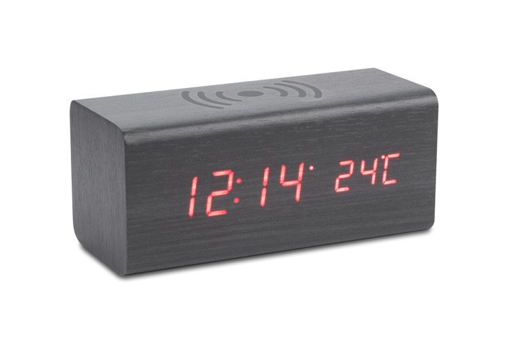 Pöytäkello langattomalla laturilla CORNELL, tuotekuva