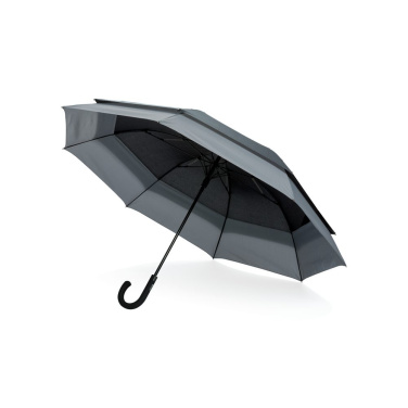 Swiss Peak AWARE™ 23"-27" laajennettava sateenvarjo, musta, yksityiskohta (1)
