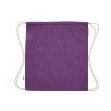Lhotse-ostoskassi kierrätettyä puuvillaa 140 g/m²., Violetti, tuotekuva (3)