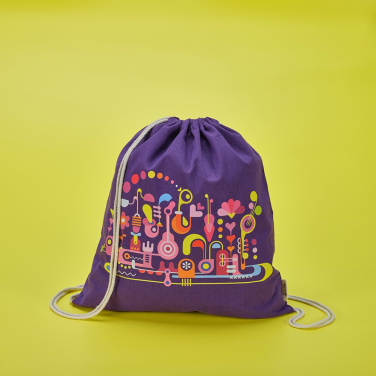 Lhotse-ostoskassi kierrätettyä puuvillaa 140 g/m²., Violetti, tuotekuva (4)