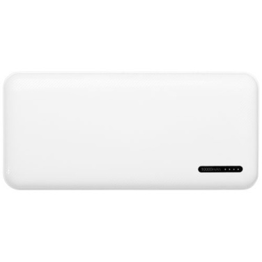 Suuritiheyksinen Compress 10 000 mAh varavirtalähde, valkoinen, tuotekuva (1)