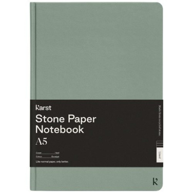 Karst® kovakantinen A5-muistikirja, Heather vihreä, tuotekuva (1)
