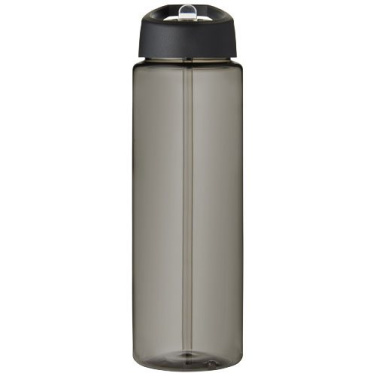 H2O Active® Eco Vibe 850 ml:n juomapullo sporttikannella, Hiili / tasainen musta, tuotekuva (1)