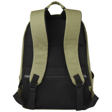 Joey 15,6" GRS-kierrätetystä kankaasta valmistettu varkaudenestoreppu kannettavalle 18 l, Oliivi, tuotekuva (2)