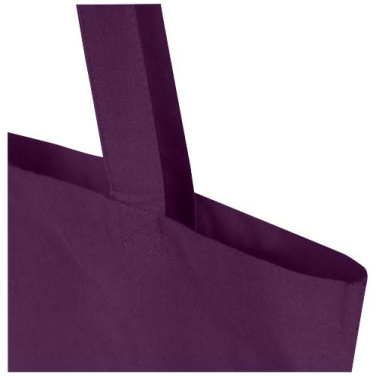 Madras Blend 140 g/m²:n GRS-kierrätetystä puuvillasta valmistettu 7 l:n kassi, Violetti, tuotekuva (2)