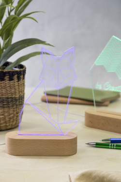 Woodify – LED-valopokaali, mukautettu muoto, läpinäkyvä, tuotteen lisäkuva 4
