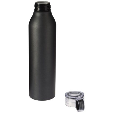 Grom 650 ml alumiininen juomapullo, Musta, tuotekuva, Tasainen musta (3)