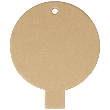 Pyöreä kierrätyspaperista valmistettu USB 2.0 – Kraft ruskea, 32GB, tuotekuva, Kraft-ruskea (2)