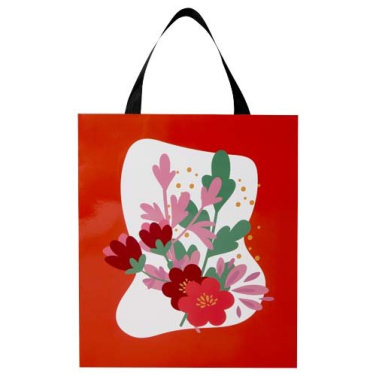Smartfold 210 g/m² -paperikassi, narukahvat ja kiiltolaminointi – 31 x 12 x 39 cm – Musta, tuotekuva (1)