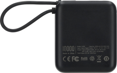 Varavirtalähde 10000 mAh Pikalataus 22,5 W, musta, tuotekuva (2)
